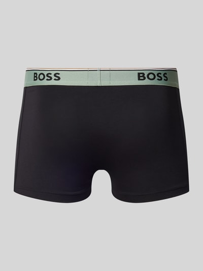 BOSS Trunks mit elastischem Label-Bund im 3er-Pack Black 3