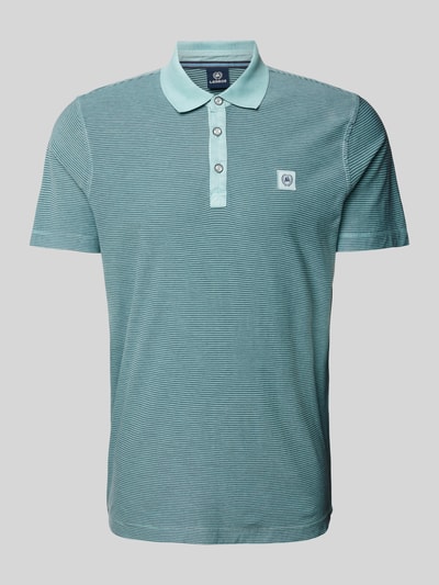 Lerros Poloshirt met labelstitching Blauw - 2