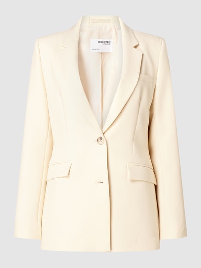 Selected Femme Blazer mit Stretch-Anteil Modell 'Rita' Beige 1