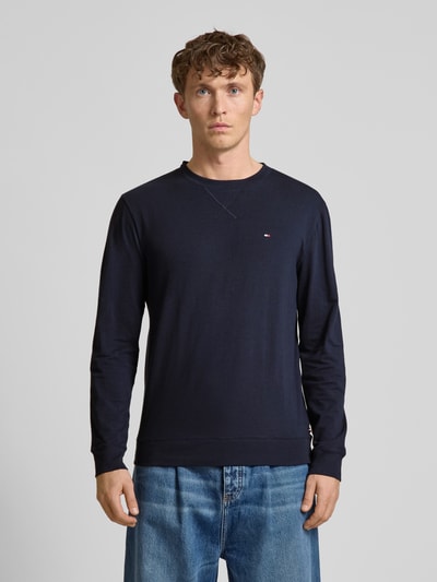 Tommy Hilfiger Sweatshirt mit Label-Stitching Marine 4