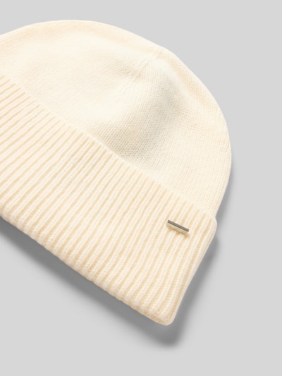 BOSS Muts van kasjmier, model 'LONESTA' Offwhite - 5