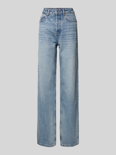 HUGO Wide leg jeans in 5-pocketmodel Lichtblauw - 2