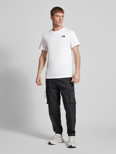 The North Face T-Shirt mit Label-Print Weiss 1