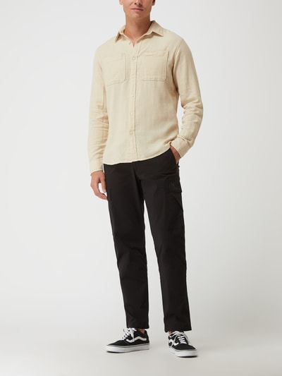 SELECTED HOMME Straight fit cargobroek met stretch, model 'Ronnie'  Zwart - 1