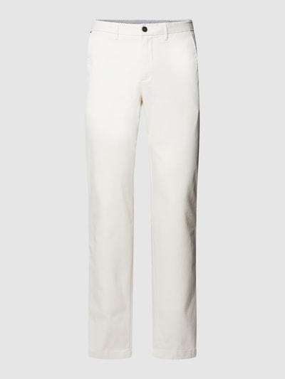 Tommy Hilfiger Chino met Franse steekzakken, model 'DENTON' Ecru - 2