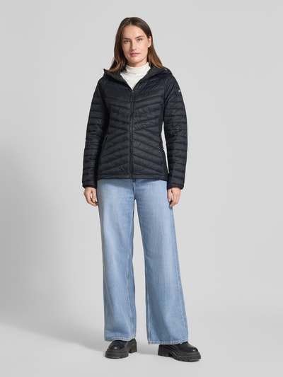Columbia Kurtka pikowana o kroju slim fit z zamkiem błyskawicznym Model 'Omni-Shield' Czarny 1