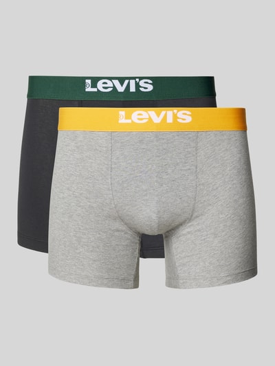 Levi's® Trunks mit elastischem Logo-Bund Mittelgrau 1