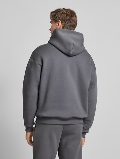 REVIEW Hoodie met capuchon Donkergrijs - 5