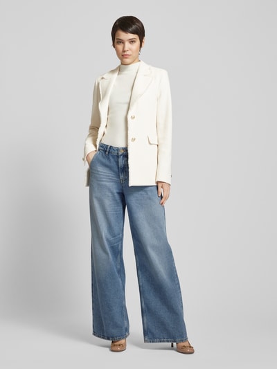 WHITE LABEL Blazer mit Strukturmuster Offwhite 1