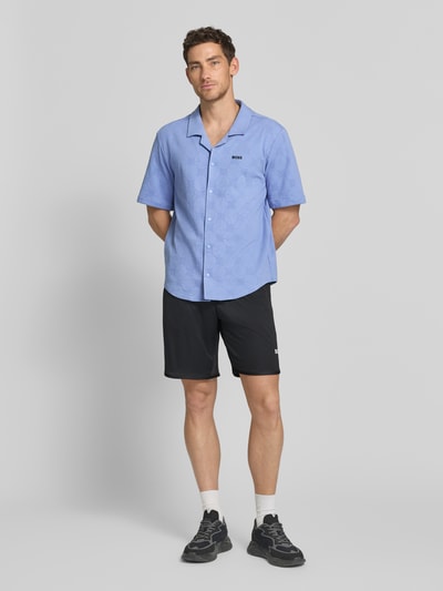 BOSS Green Relaxed Fit Freizeithemd aus Baumwoll-Mix Modell 'ST_MEMBER' Blau 1