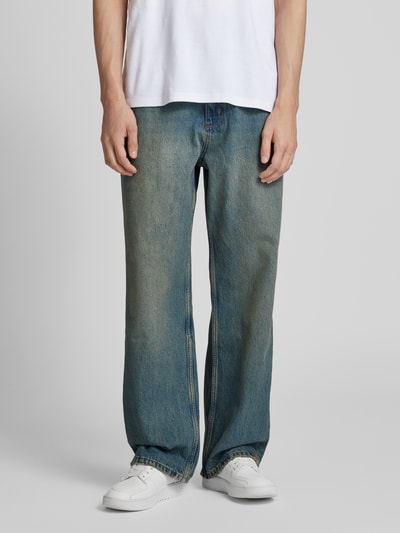 2Y Studios Baggy fit jeans in 5-pocketmodel, model 'ADRIK' Donkerblauw - 4