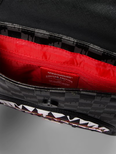Sprayground Handtasche mit Schulterriemen Modell 'DRIPPING SHARKS IN PARIS' Black 5