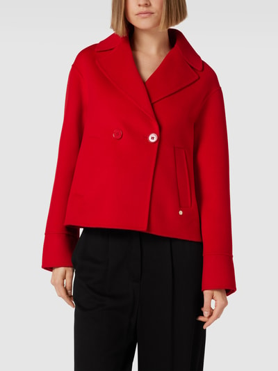 Marc Cain Blazer met strookzakken, model 'Collection A' Rood - 4