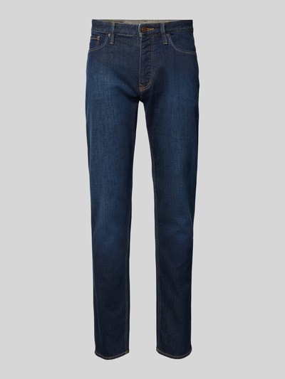 Emporio Armani Regular Fit Jeans mit Label-Detail Jeansblau 2
