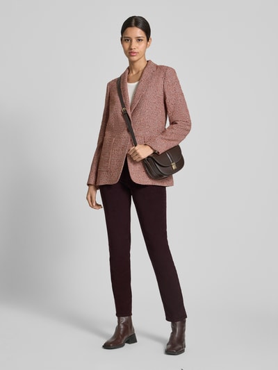 Angels Spodnie sztruksowe z wpuszczanymi kieszeniami model ‘Cici’ Oberżynowy 1