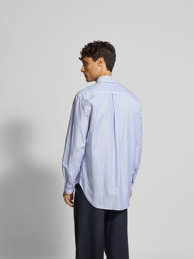 MAISON KITSUNÉ Regular Fit Freizeithemd aus Baumwolle Hellblau 5