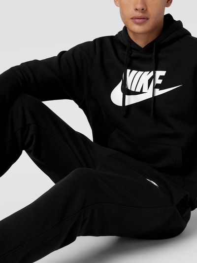 Nike Bluza z kapturem z nadrukiem z logo Czarny 3