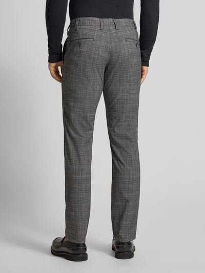 Christian Berg Men Regular Fit Hose mit Gesäßtaschen Dunkelgrau 5