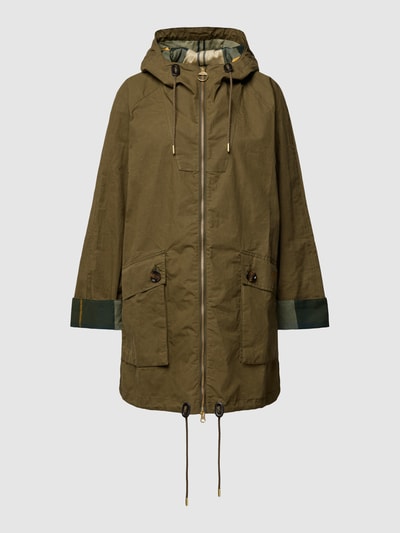 Barbour Jas met tweewegsritssluiting, model 'Keldy Showerproof' Olijfgroen - 2