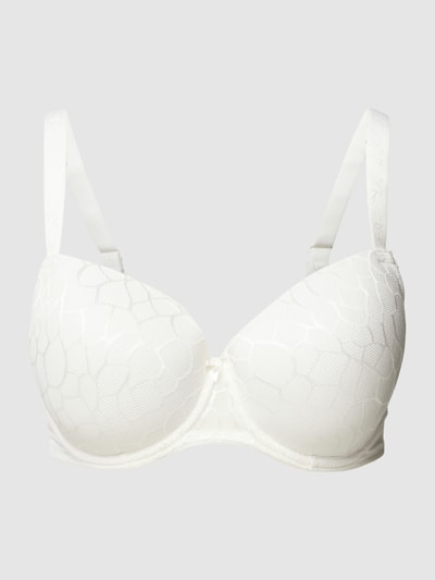 LASCANA Beugelbeha met gewatteerde cups, model 'Perfect Basics' Offwhite - 1