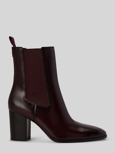 Lauren Ralph Lauren Stiefeletten aus echtem Leder  Dunkelrot 2