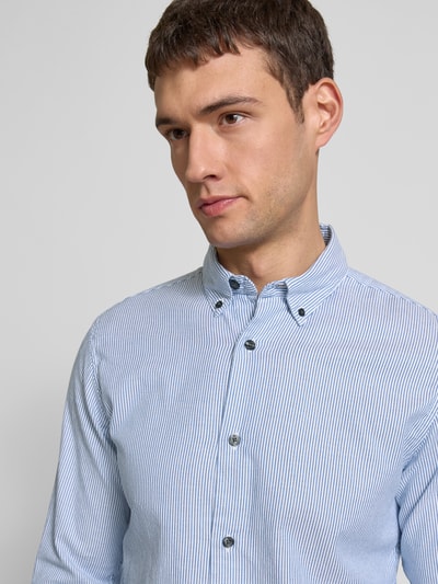 Jack & Jones Premium Freizeithemd mit Knopfleiste Modell 'LEWIS' Hellblau 3