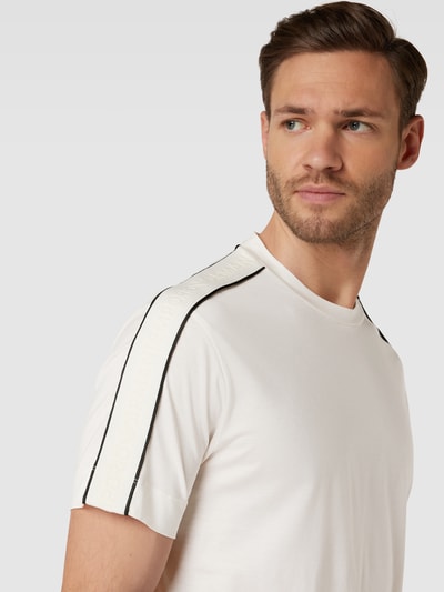 Emporio Armani T-Shirt im unifarbenen Design Offwhite 3