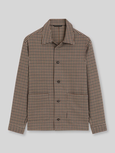 BOSS Regular fit overshirt met steekzakken Beige - 2