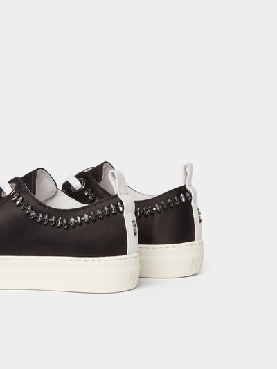 N°21 Satin-Sneaker Black 2