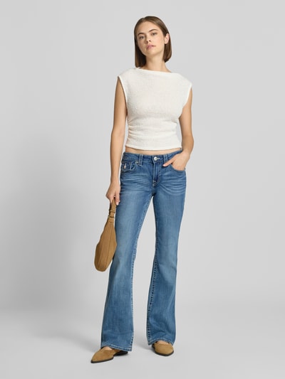 TRUE RELIGION Jeansy w kroju bootcut z mieszanki bawełny model 'BECCA' Jeansowy niebieski 1