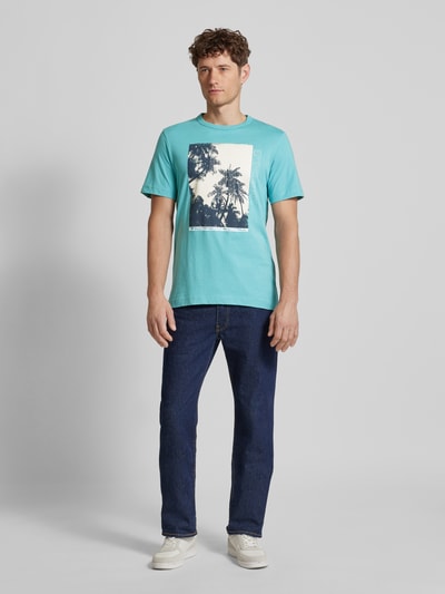 Tom Tailor T-Shirt mit Motiv-Print Lagune 1