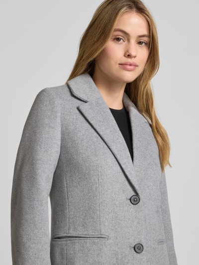 Tom Tailor Denim Slim Fit Mantel mit Woll-Anteil Hellgrau 3