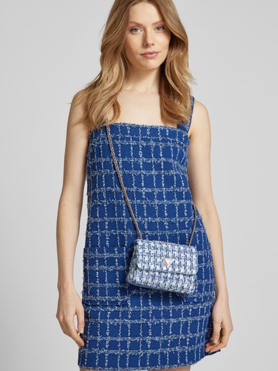 Guess Handtasche mit Strukturmuster Modell 'GIULLY' Blau 1