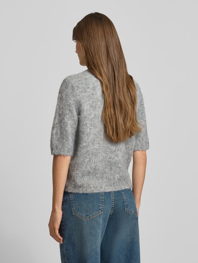 OPUS Strickpullover mit Woll-Anteil Modell 'Plaush' Hellgrau 5