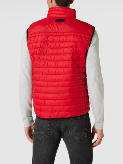 Cinque Gilet met opstaande kraag, model 'CiFold' Rood - 5