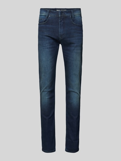 MAC Slim Fit Jeans im 5-Pocket-Design Modell 'Arne' Dunkelblau 2