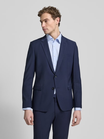 Strellson Regular Fit 2-Knopf-Sakko mit Woll-Anteil Dunkelblau 4