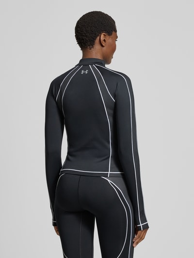 Under Armour Functioneel shirt met opstaande kraag, model 'ColdGear Textured' Zwart - 5