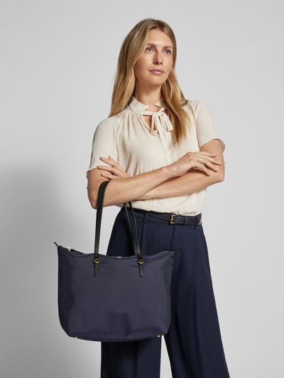 Lauren Ralph Lauren Handtas met labelapplicatie, model 'KEATON' Donkerblauw - 1