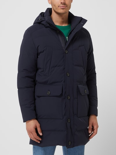 Paul & Shark Daunenmantel mit Kapuze  Marineblau 4