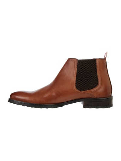 Base London Chelsea-boots van leer Cognac - 4