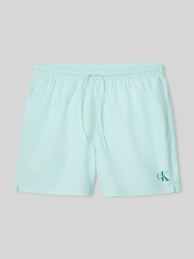 Calvin Klein Underwear Badeshorts mit Logo Detail Mint 2