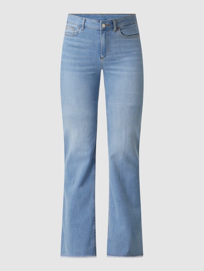 Liu Jo White Flared Jeans mit Lyocell-Anteil Modell 'Beat' Hellblau 2