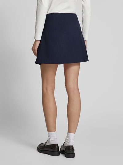 Tommy Hilfiger Minirock mit Label-Detail Modell 'PUNTO' Marine 5