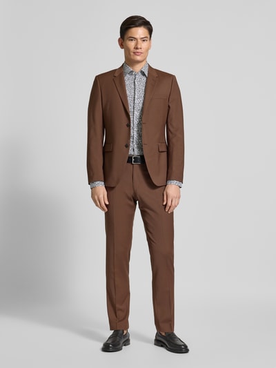 BOSS Slim Fit Hemd aus Baumwoll-Mix Gruen 1