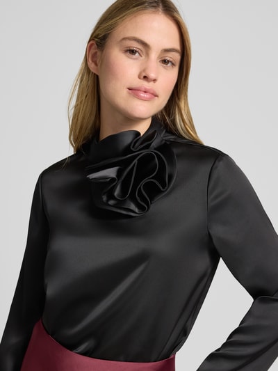 Emporio Armani Blusenshirt mit Rüschen-Detail Black 3