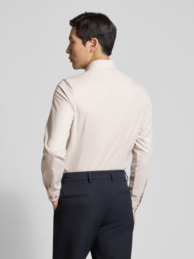 OLYMP Level 5 Koszula biznesowa o kroju slim fit z kołnierzykiem typu kent Piaskowy 5