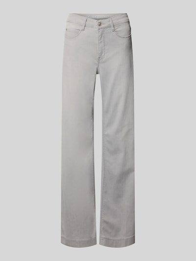 Produktfoto, Wide Fit Jeans mit Eingrifftaschen von MAC aus Baumwoll-Mix mit Modal-Anteil, helle Farbe, gerade Form, glatte Textur