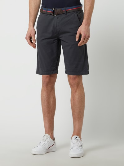 Lerros Regular Fit Chino-Shorts aus Baumwolle Modell 'Craig' Mittelgrau 4