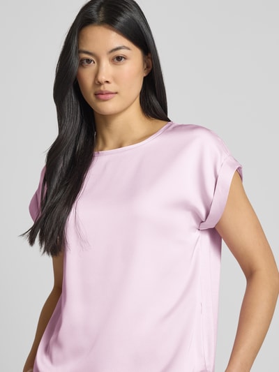 Vila Regular Fit Blusenshirt mit Kappärmeln Modell 'ELLETTE' Rosa 3